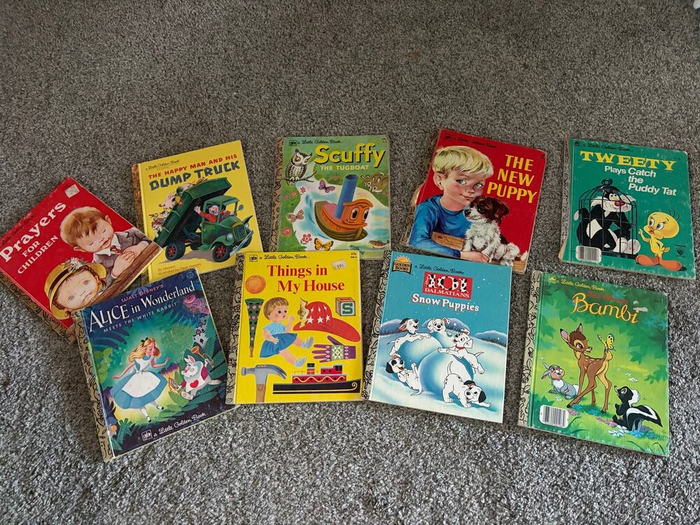 Vintage Golden Books lot